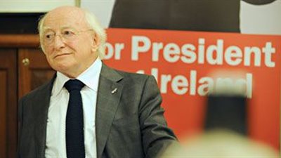  مايكل هيجنز يفوز بفترة ولاية ثانية كرئيس لـ أيرلندا