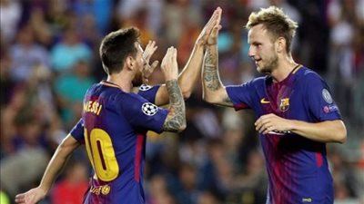 راكيتيتش يوجه رسالة لميسي بعد الفوز بالكلاسيكو