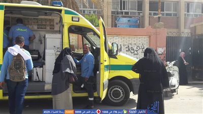 عاجل.. إصابة 13 طالبة بحالات اختناق في السويس (صور)