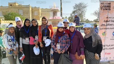 مستقبل وطن بالفيوم يشارك في مهرجان تونس بتجميل ميدان وإنشاء نافورة (فيديو صور) 