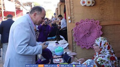 محافظ الفيوم يفتتح فعاليات مهرجان تونس الثامن للخزف والفخار والحرف اليدوية (فيدو وصور)