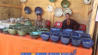 محافظ الفيوم يؤكد على أهمية التسويق للنهوض بصناعة الخزف والفخار والحرف اليدوية بالفيوم (صور)