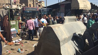 إزالة الإشغالات بـ8 مناطق في الجيزة