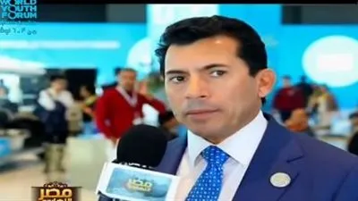 وزير الرياضة: أتمنى نقل توصيات منتدى شباب العالم لحيز التنفيذ