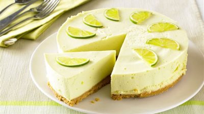 تشيز كيك بالليمون الأخضر.. طريقة التحضير
