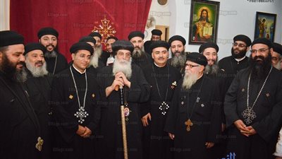 سيامة كاهنين بإيبارشية ٦ أكتوبر للأقباط الأرثوذكس (صور)