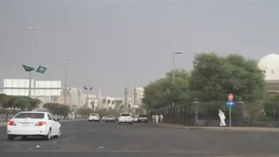 صدى- السعودية | الأمطار تجتاح طرق المدينة المنورة.. والنقل يحذر