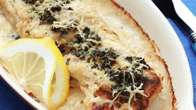 طريقة تحضير سمك بالطحينة 