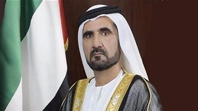  محمد بن راشد يستقبل رئيس وعضو مجلس إدارة منتدى 