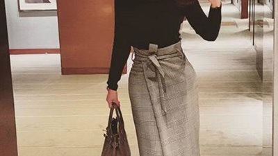 أفكار لتنسيق التنورة في الخريف كالنجمات (صور)