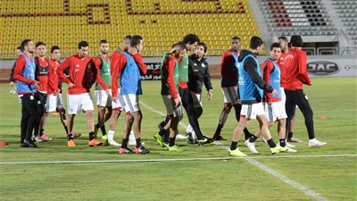 صور تدريبات منتخب مصر استعدادا لمواجهة تونس