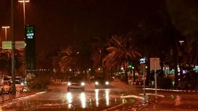 صدى- السعودية| أمطار على منطقة القصيم