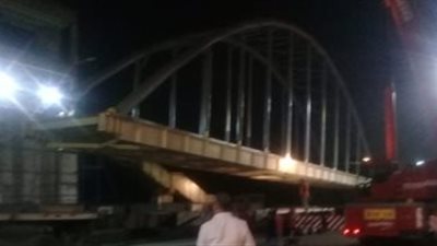 بدء التشغيل التجريبي لكوبري المشاة بكورنيش النيل في دار السلام