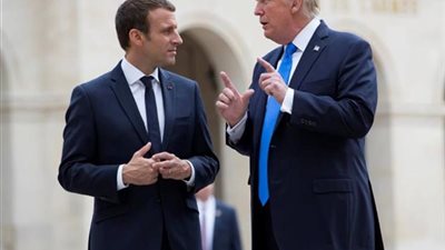 ماكرون لترامب: عندما نكون حلفاء يجب أن نحترم بعضنا