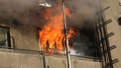 رجال الحماية المدنية يسيطرون على حريق شب داخل شقة سكنية بالمرج