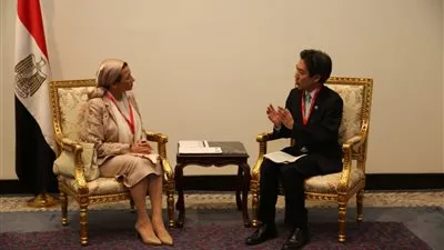 وزيرة البيئة تلتقي نظيرها الياباني لتوحيد الرؤى وبحث التعاون 