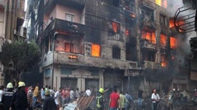  إصابة شخص في انهيار جزئي لعقار بسبب انفجار أنبوبة بوتاجاز بالمرج