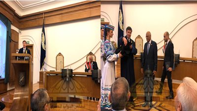 جامعة بيلاروس الحكومية تمنح رئيس البرلمان لقب 