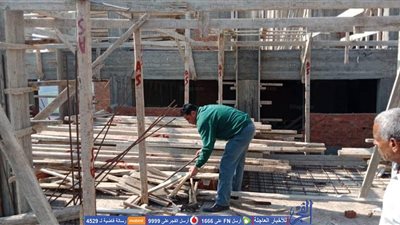 إيقاف أعمال بناء برج سكني مخالف بزفتى في الغربية (صور)