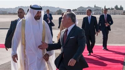 استقبال رسمي وشعبي حافل لمحمد بن زايد في عمّان