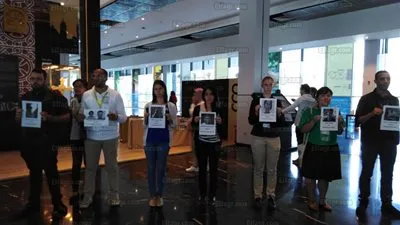 الأمم المتحدة تنظم وقفة خلال مؤتمر التنوع البيولوجي بشرم (صور) 