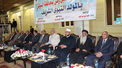 حزب مستقبل وطن بالسويس يحتفل بالمولد النبوى الشريف (صور)