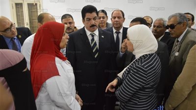 وزيرة الصحة تزور نقاط مسح فيروس سي بالقليوبية (صور)