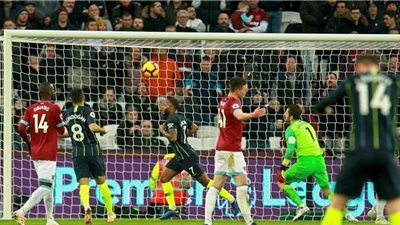 مانشستر سيتي يسحق وست هام ويؤمن صدارة البريميرليج