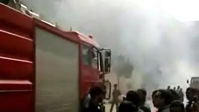 إخماد حريق داخل شقة سكنية بمدينة السلام دون إصابات