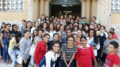 لقاء شبابي منتظر بايبارشية المنيا للأقباط الكاثوليك