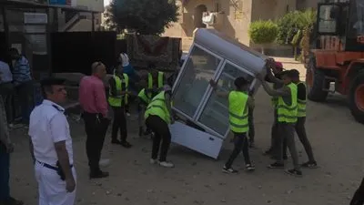 إزالة الإشغالات بـ6 مناطق في الجيزة
