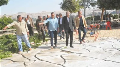 محافظ المنيا يتابع أعمال المرحلة الأولى لتطوير كورنيش النيل