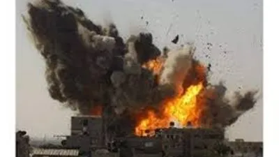 انفجار ضخم يهز مخيم البريج وسط قطاع غزة