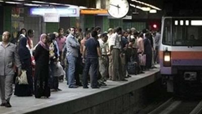 تعطل حركة قطارات الخط الأول بالمترو 