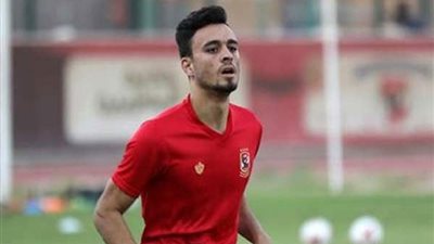 صلاح محسن يجري أشعة للإطمئنان على موضع إصابته