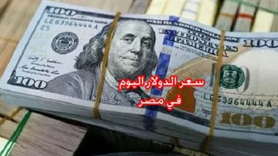 Dollar| تعرف على سعر الدولار اليوم في مصر أمام الجنيه بالبنوك الحكومية والخاصة| الدولار الآن