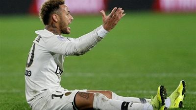 تجدد إصابة نيمار مع باريس سان جيرمان