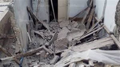 تفاصيل انهيار عقار في الإسكندرية بسبب سقوط أمطار غزيرة وسوء الطقس