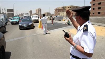 خدمات مرورية مكثفة بالطرق المؤدية للإقليمي لمتابعة حركة النقل