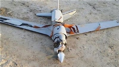 دفاعات الجيش اليمني تسقط طائرة تجسس تابعة للمليشيا بمديرية مريس