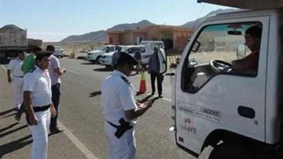 تحرير 2657 مخالفة مرورية متنوعة بالجيزة