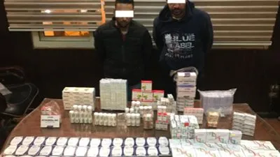ضبط شخص سرق عقاقير طبية ومكملات غذائية من صالة إلعاب رياضية بالمعادي