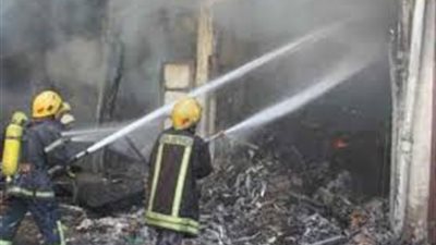 إخماد حريق شب داخل شقة سكنية في الطالبية دون إصابات