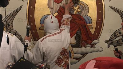 تدشين مذابح وايقونات بكنيسة الشهيدين بانينا وباناو بسوهاج (صور)