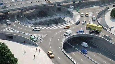 غلق محور NA بمحور المشير طنطاوي لاستكمال أعمال إنشاء 2 كوبري مشاه