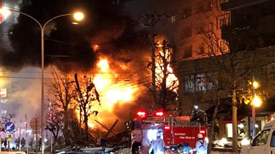 إصابة 42 شخصًا في انفجار شمال اليابان