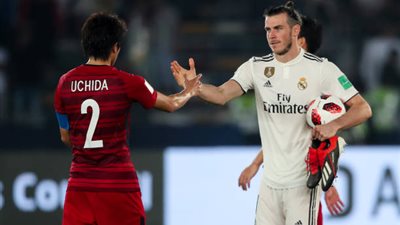 جاريث بيل يعادل سجل سواريز ورنالدو بمونديال الأندية