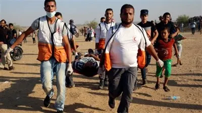 إصابة صحفي برصاص الاحتلال الإسرائيلي بقطاع غزة