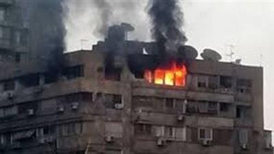 رجال الحماية المدنية يسيطرون على حريق شب داخل شقة سكنية بالمطرية