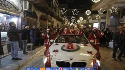 شاهد.. كرنفال الميلاد في كنائس وحارات دمشق القديمة بسوريا